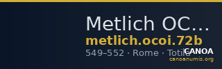 Metlich OCOI 72b — CANOA