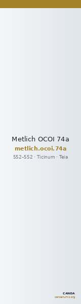 Metlich OCOI 74a — CANOA