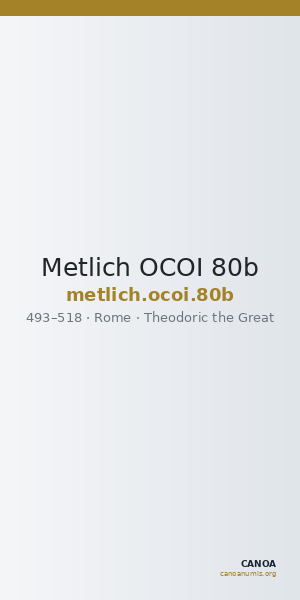 Metlich OCOI 80b — CANOA