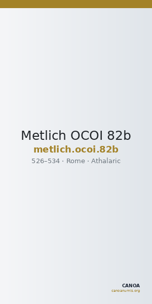 Metlich OCOI 82b — CANOA