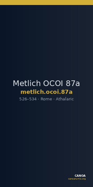 Metlich OCOI 87a — CANOA
