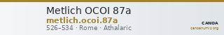 Metlich OCOI 87a — CANOA