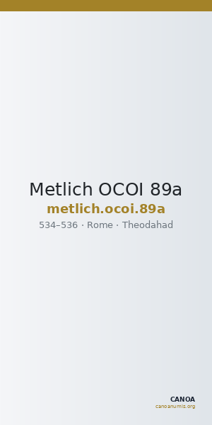 Metlich OCOI 89a — CANOA