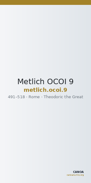 Metlich OCOI 9 — CANOA