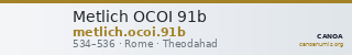 Metlich OCOI 91b — CANOA