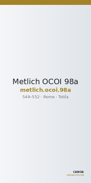 Metlich OCOI 98a — CANOA