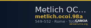 Metlich OCOI 98a — CANOA