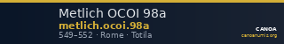 Metlich OCOI 98a — CANOA
