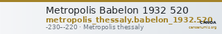 Metropolis Babelon 1932 520 — CANOA