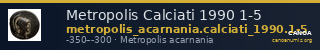 Metropolis Calciati 1990 1-5 — CANOA