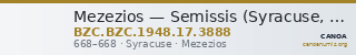 Mezezios — Semissis (Syracuse, 668) — CANOA