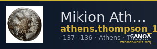 Mikion Athens Thompson 1961 315-329 — CANOA