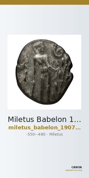 Miletus Babelon 1907 428 — CANOA