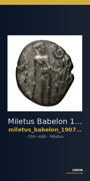 Miletus Babelon 1907 428 — CANOA