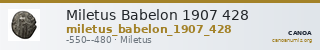 Miletus Babelon 1907 428 — CANOA
