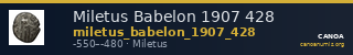 Miletus Babelon 1907 428 — CANOA