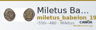 Miletus Babelon 1907 429 — CANOA