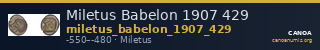 Miletus Babelon 1907 429 — CANOA
