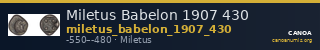 Miletus Babelon 1907 430 — CANOA