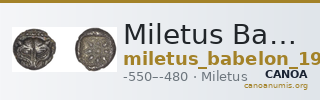 Miletus Babelon 1907 434 — CANOA