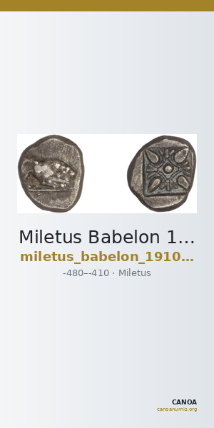 Miletus Babelon 1910 1752 — CANOA