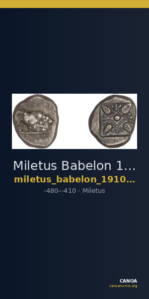Miletus Babelon 1910 1752 — CANOA