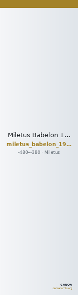 Miletus Babelon 1910 1753-6 — CANOA