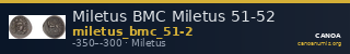 Miletus BMC Miletus 51-52 — CANOA
