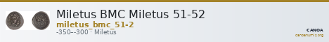 Miletus BMC Miletus 51-52 — CANOA