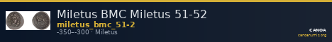 Miletus BMC Miletus 51-52 — CANOA