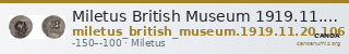 Miletus British Museum 1919.11.20.106 — CANOA