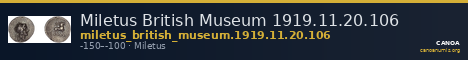 Miletus British Museum 1919.11.20.106 — CANOA