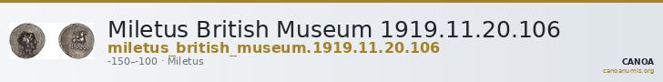 Miletus British Museum 1919.11.20.106 — CANOA