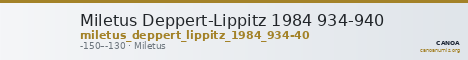 Miletus Deppert-Lippitz 1984 934-940 — CANOA