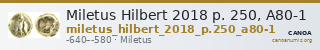 Miletus Hilbert 2018 p. 250, A80-1 — CANOA