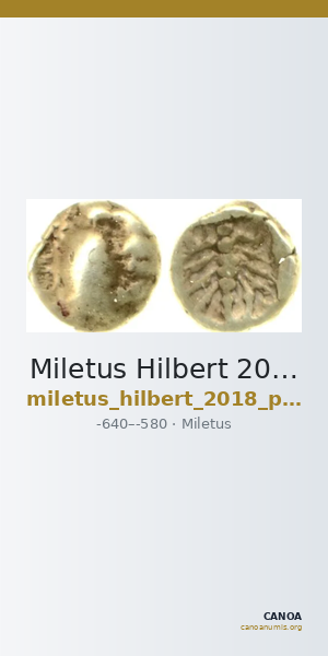 Miletus Hilbert 2018 p. 252, A80-1 — CANOA