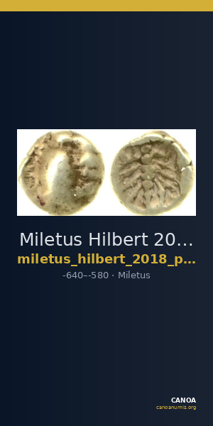 Miletus Hilbert 2018 p. 252, A80-1 — CANOA