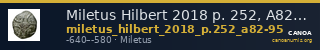 Miletus Hilbert 2018 p. 252, A82-95 — CANOA