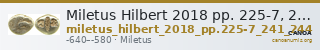 Miletus Hilbert 2018 pp. 225-7, 241, 244 — CANOA