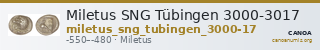 Miletus SNG Tübingen 3000-3017 — CANOA