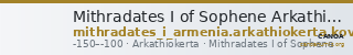 Mithradates I of Sophene Arkathiokerta Kovacs 2016 26 — CANOA