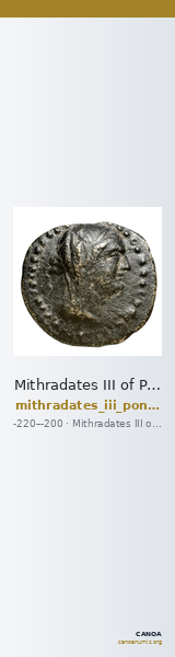 Mithradates III of Pontus Pontus Waddington 1925 1 — CANOA