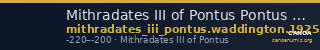 Mithradates III of Pontus Pontus Waddington 1925 3 — CANOA