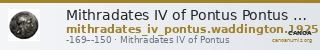 Mithradates IV of Pontus Pontus Waddington 1925 6 — CANOA
