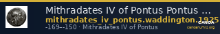 Mithradates IV of Pontus Pontus Waddington 1925 6 — CANOA