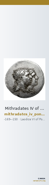 Mithradates IV of Pontus Pontus Waddington 1925 7 — CANOA