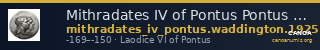 Mithradates IV of Pontus Pontus Waddington 1925 7 — CANOA