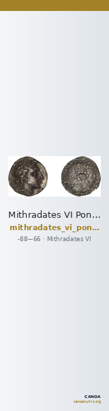 Mithradates VI Pontus Callataÿ 1997 Idealized, dated — CANOA