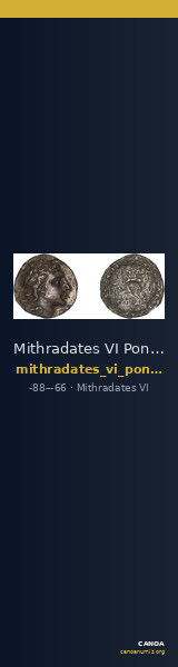 Mithradates VI Pontus Callataÿ 1997 Idealized, dated — CANOA