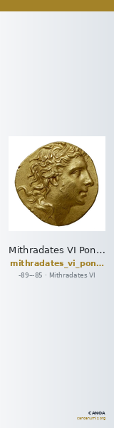 Mithradates VI Pontus Callataÿ 1997 Idealized, Pergamenian era — CANOA